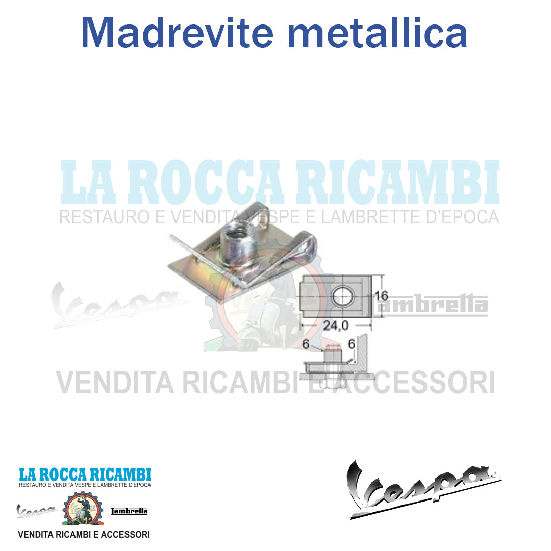 Piastrina fissaggio per viti parker (varie applicazioni)