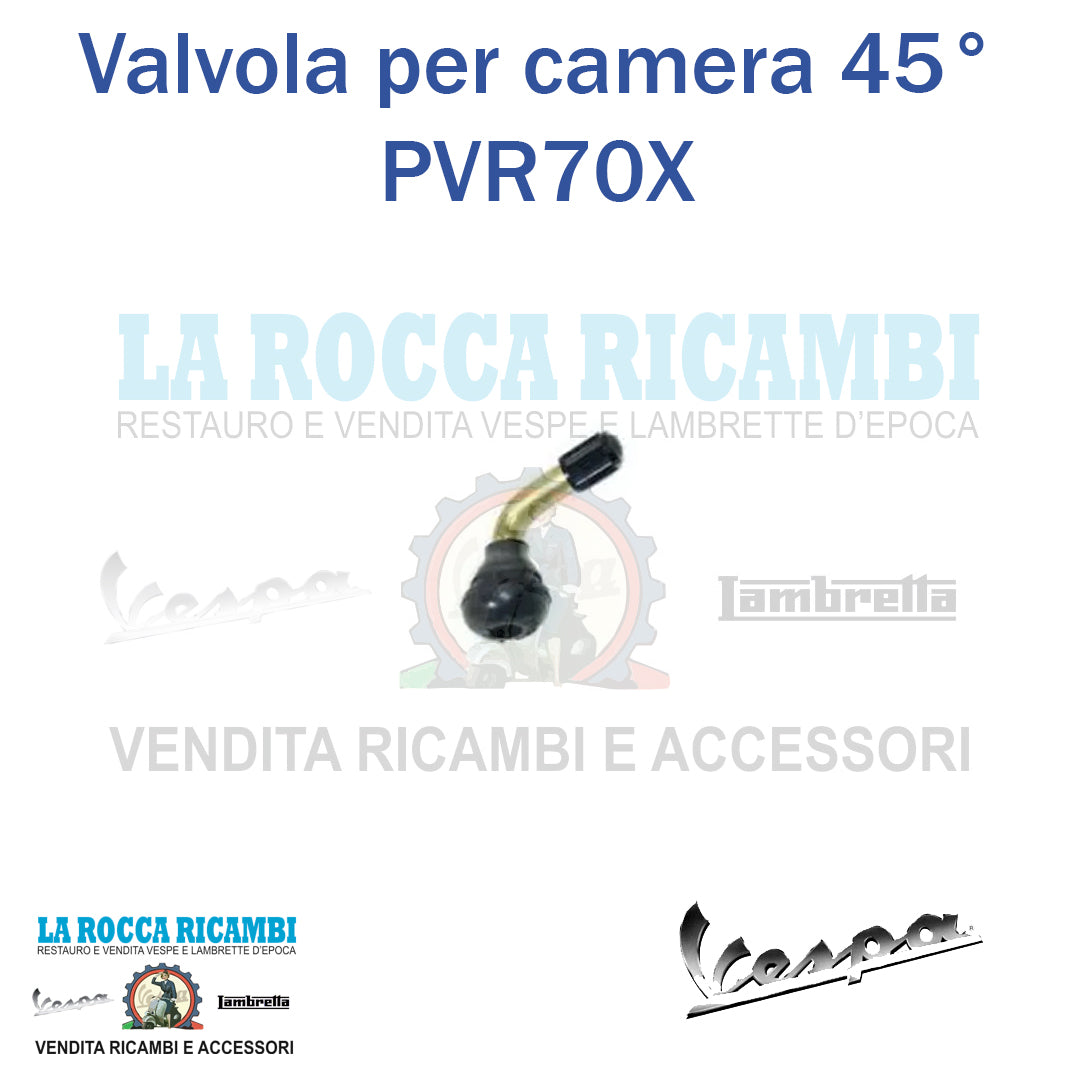 Valvola 45° per cerchio tubless