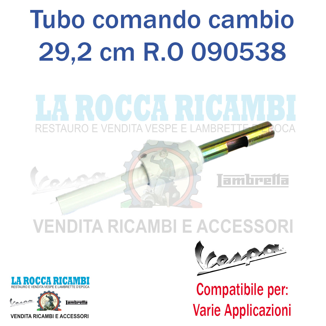 Tubo Comando Cambio Marce 29,2 cm Vespa PRIMAVERA - TS - GT / GTR - RALLY - GL - SPRINT / SPRINT VELOCE - SUPER
