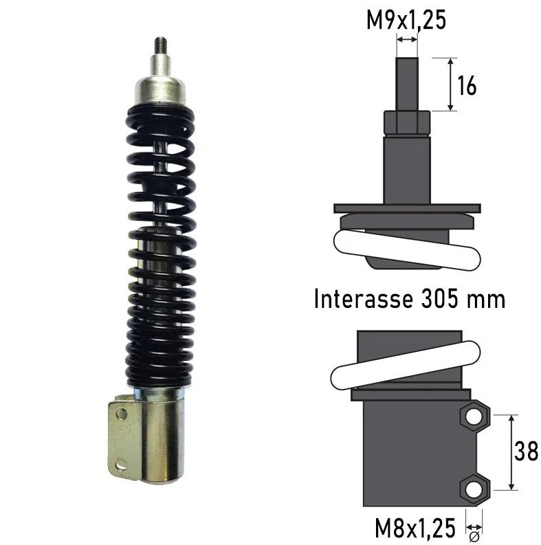 Ammortizzatore Anteriore Vespa PX freno al disco dal 1998