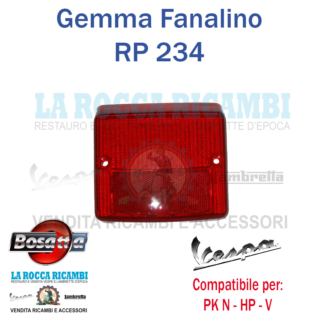 Plastica Fanalino Posteriore Vespa HP - V - PK N