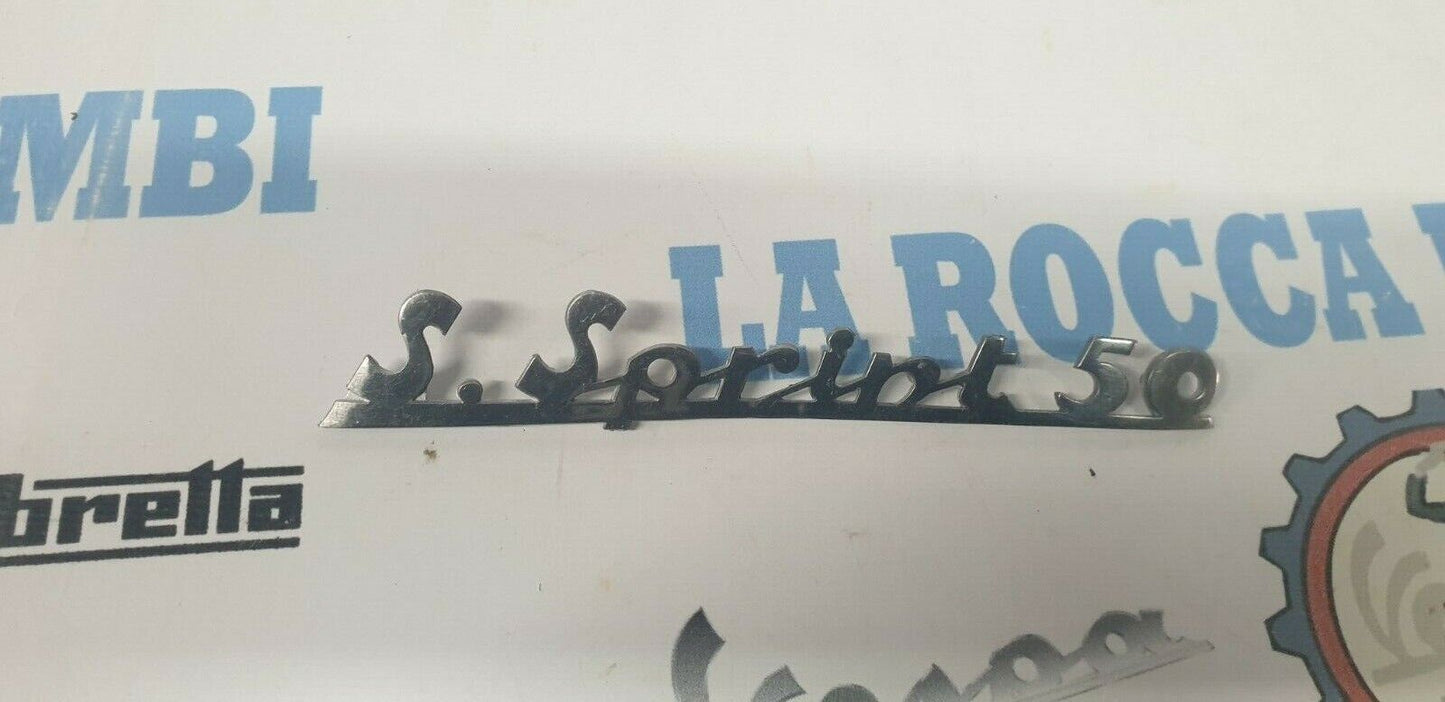 Scritta Posteriore "S. SPRINT 50" Vespa 50 S.S
