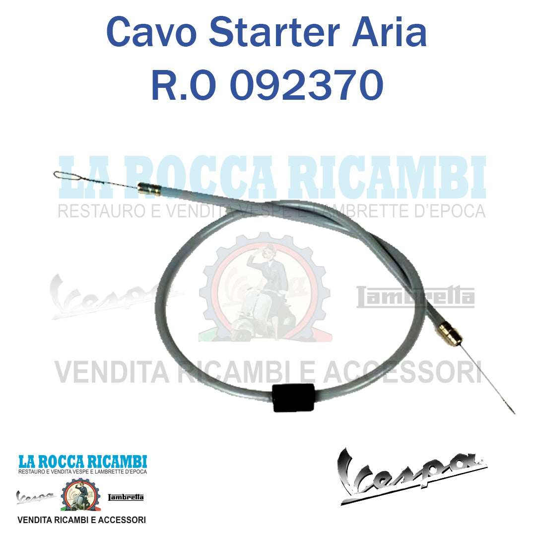 Cavo Trasmissione Aria Starter Vespa PX/VBB/VNB/GT/GTR/Sprint/TS - R.O. 092370