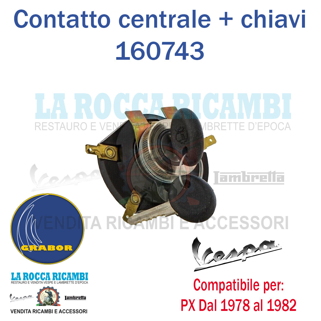 Commutatore Contatto Centrale Vespa PX 125/150/200 Dal 1978 Al 1982
