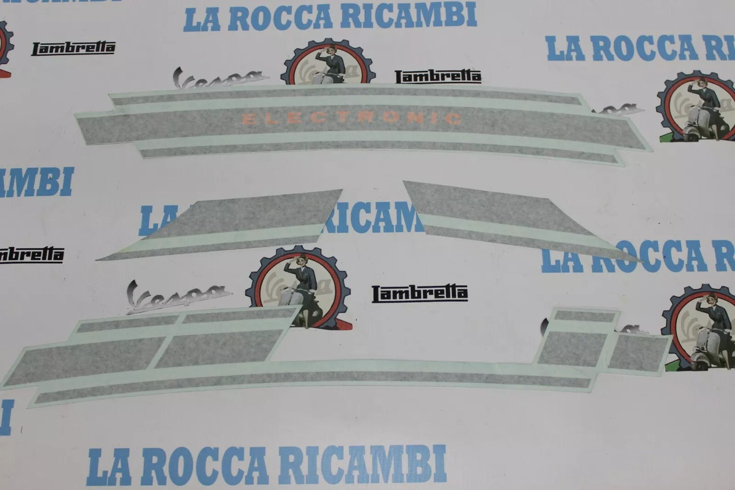 Adesivi Laterali Decalcomanie "ELECTRONIC" Vespa Primavera 125 ET3