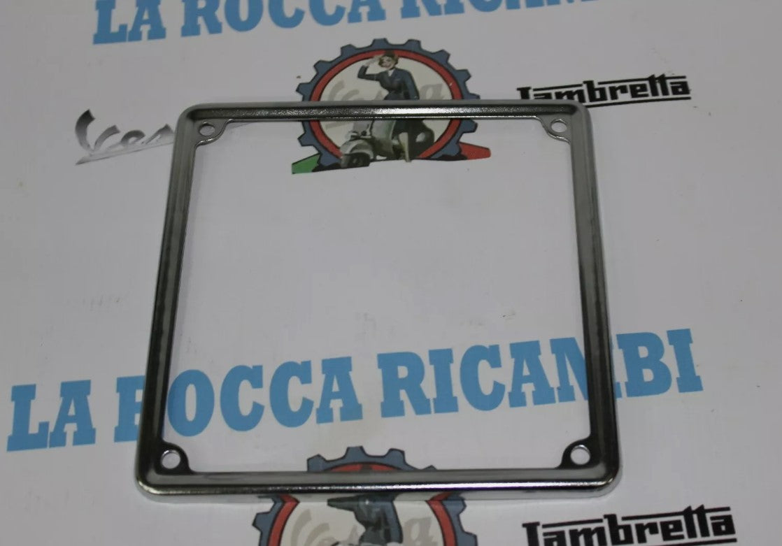 Cornice Targa Cromata 17 x 17 cm Per Vespa e Lambretta