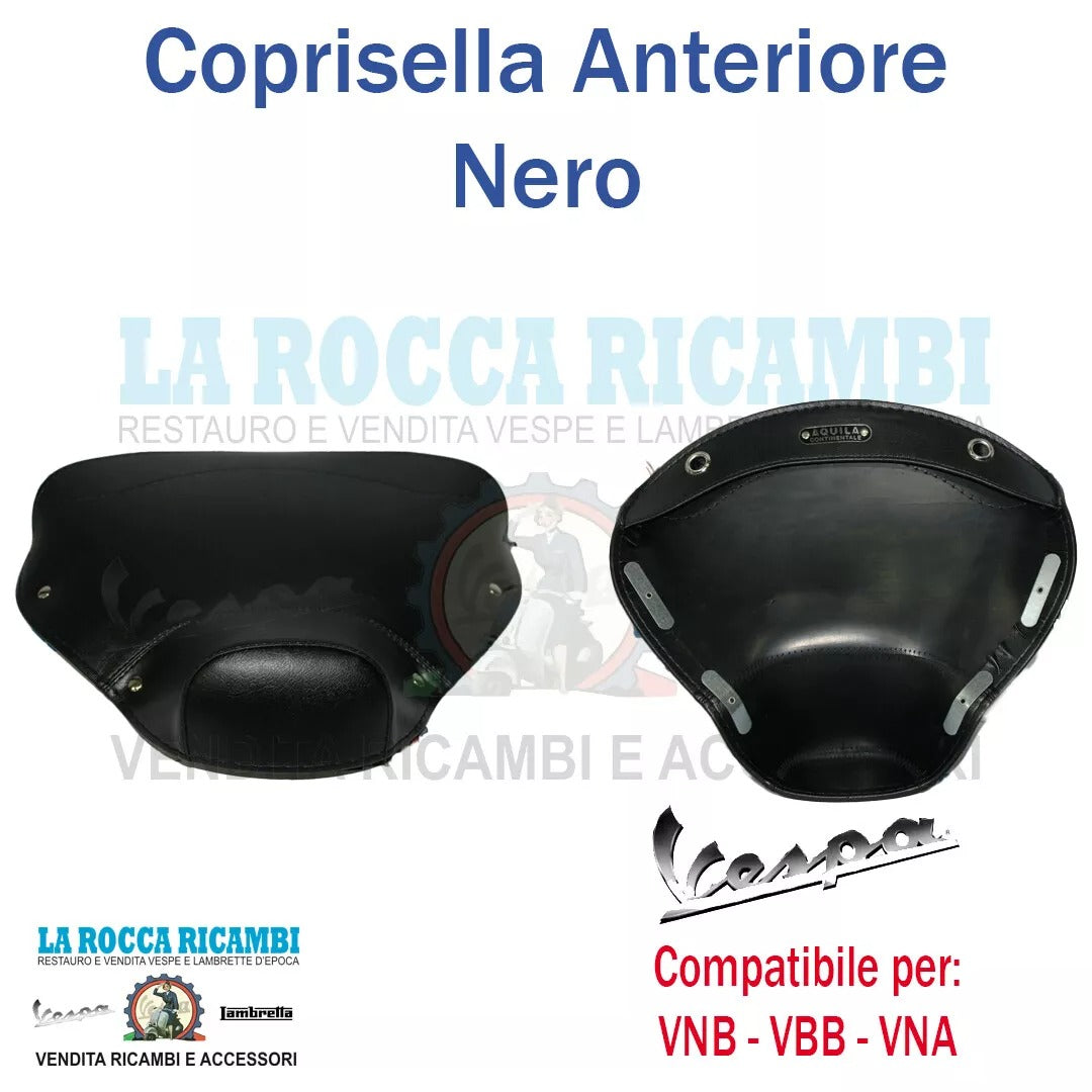 Coprisella Anteriore Con Occhielli DIAM. 24 Vespa VNB - VNA (Colore Nero)