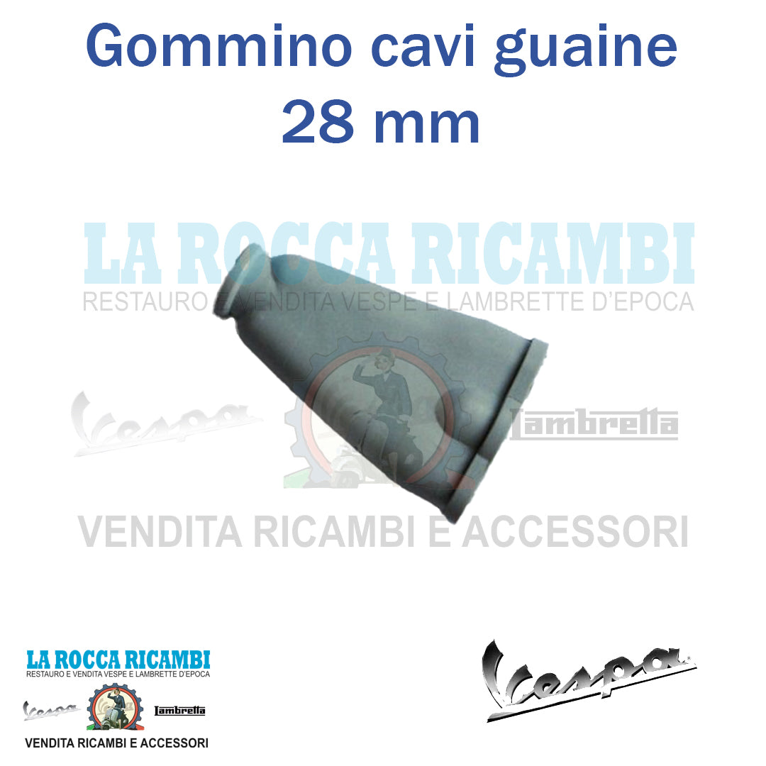 Gommino Lungo Copricambio Vespa Faro Basso 28mm