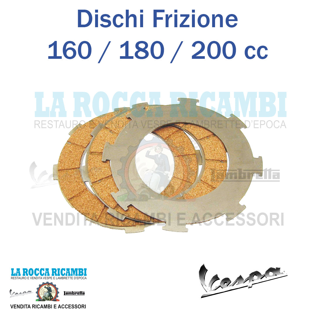 Kit Dischi Frizione Vespa PX 200/GS 160/SS 180/RALLY 180/COSA 125/150/200