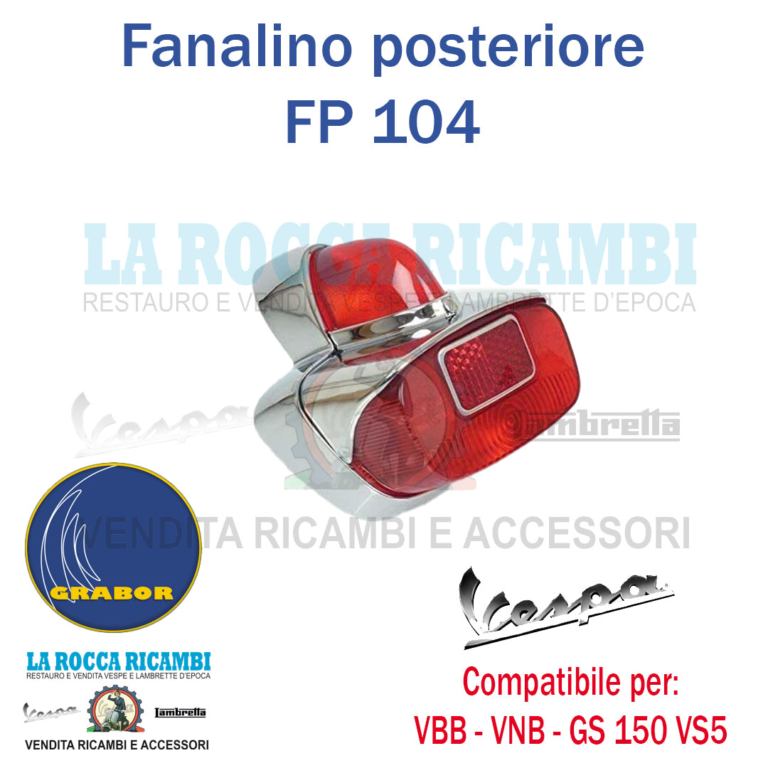 Fanalino Posteriore Vespa VNB - VBB - GS