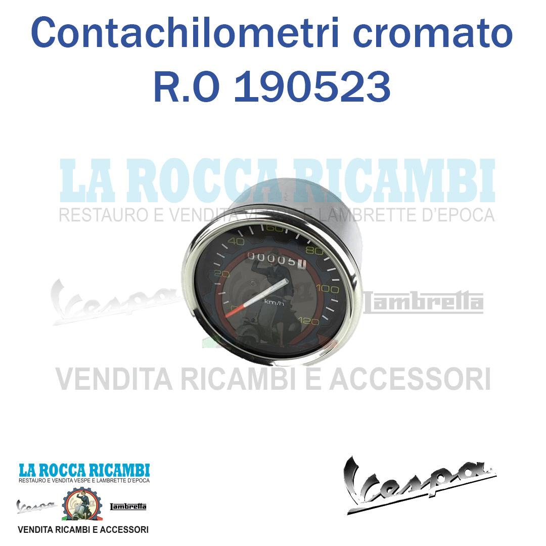 Contachilometri con ghiera cromata Vespa PX 125 / 150 R.O 190523
