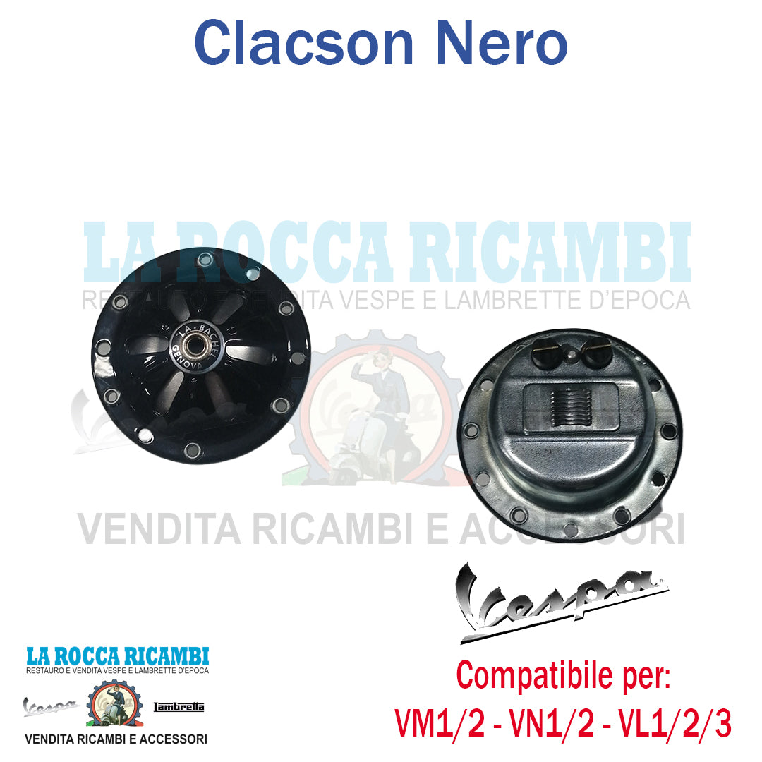 Clacson 6 V Vespa Faro Basso senza vite centrale