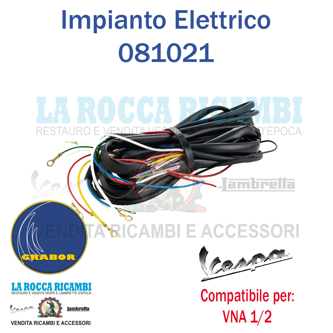 Impianto Cablaggio Elettrico Vespa VNA1/2T - Grabor 081021