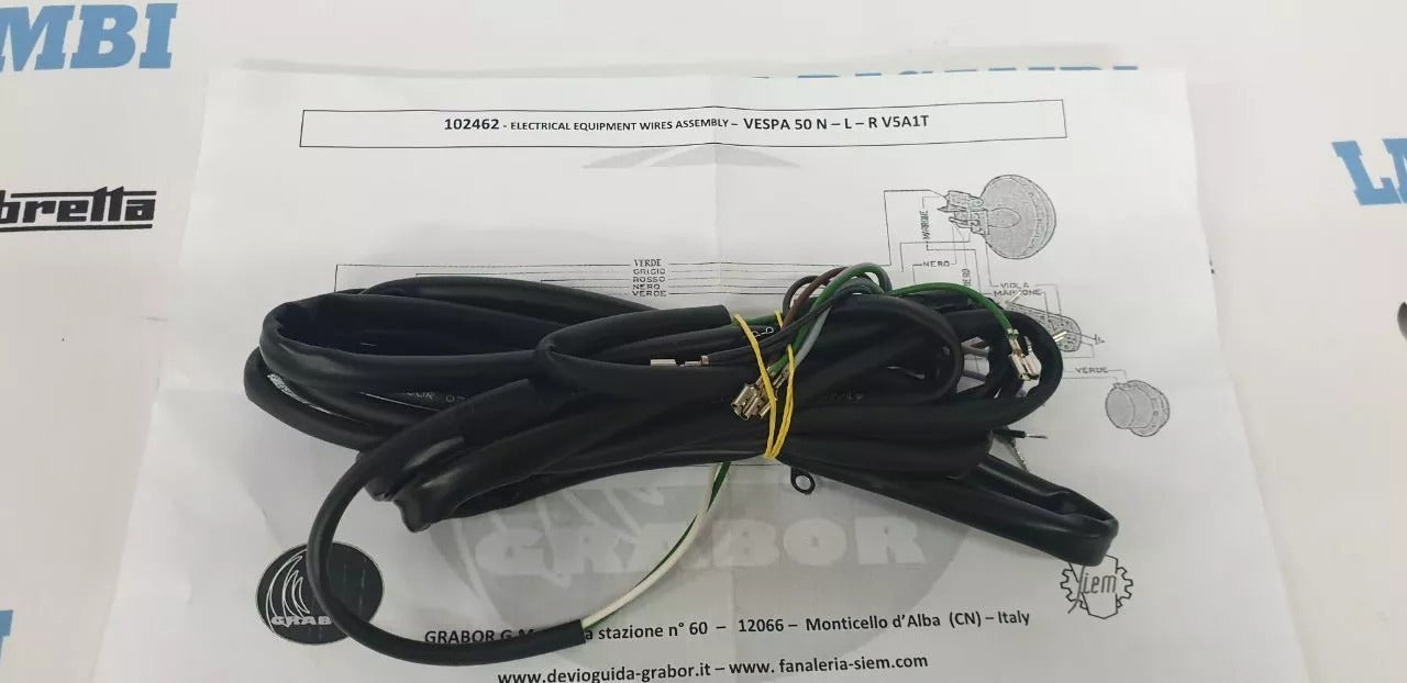 Impianto Elettrico Vespa 50 L / N / R - Grabor 102462