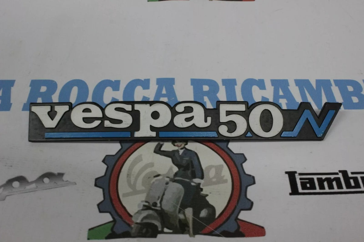 Scritta Targhetta Cofano Laterale "Vespa 50 N" Vespa 50 PK N