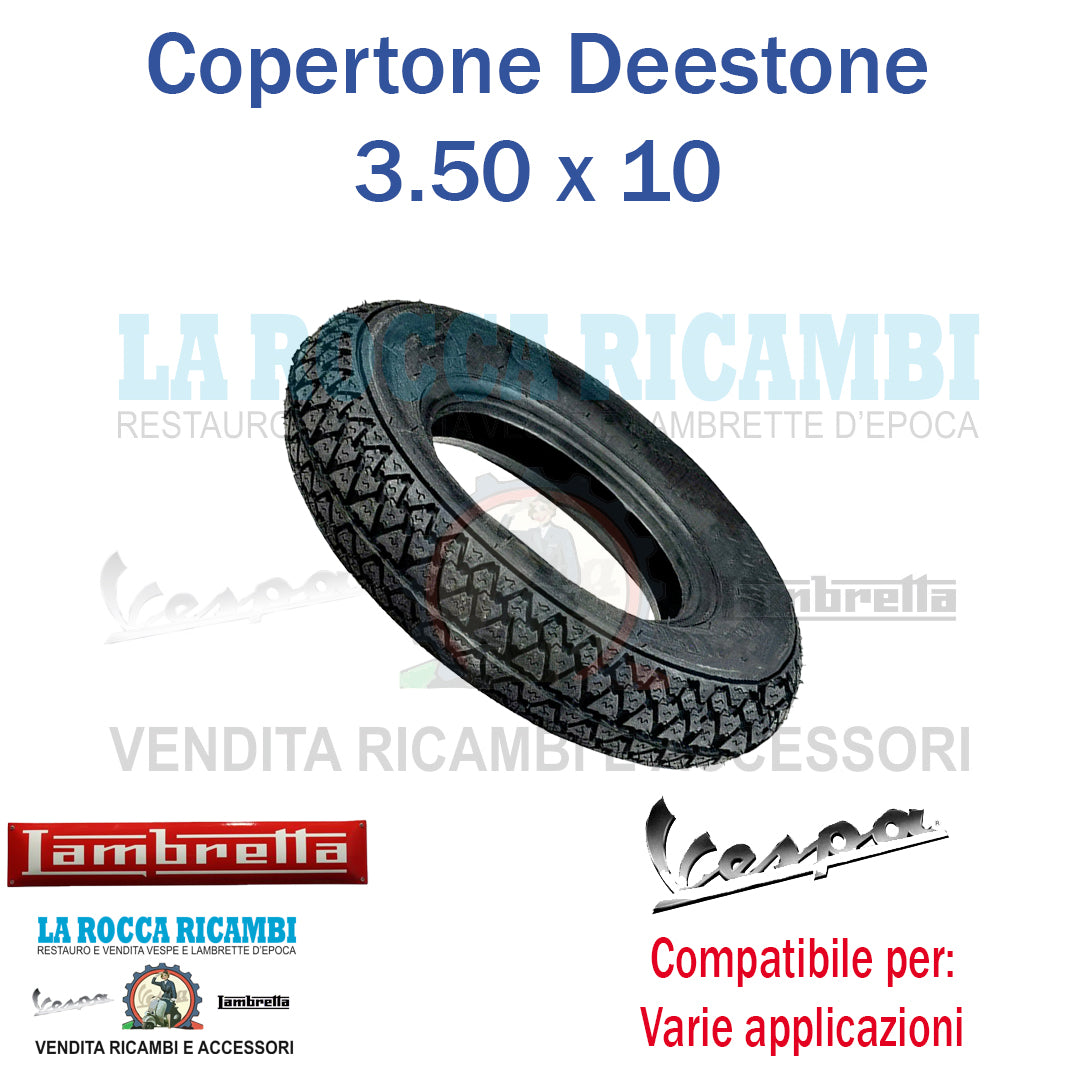 Copertone Deestone 3.50 x 10 Vespa PX - GTR - TS - SPRINT - GL - RALLY - SS
