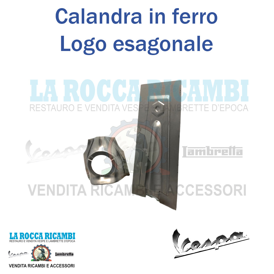 Calandra Nasello in ferro Con Logo Esagonale Vespa 50 N/L/R- PRIMAVERA / ET3 Dal 1966
