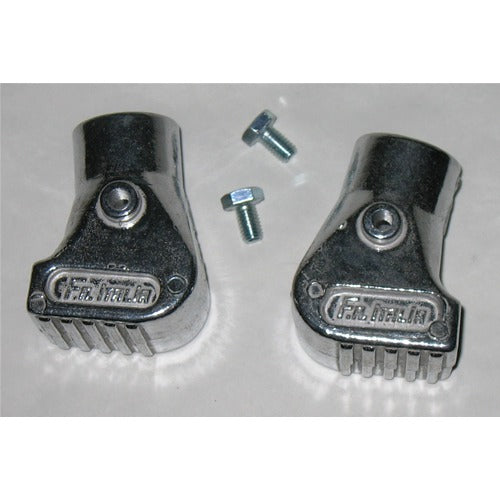 Scarpette cavalletto in ferro cromate 20 mm Vespa 50 L / N / R / SPECIAL - 90 SS - 125 PRIMAVERA / ET3 - 125/150 GT / GTR / VBB / SPRINT / SUPER