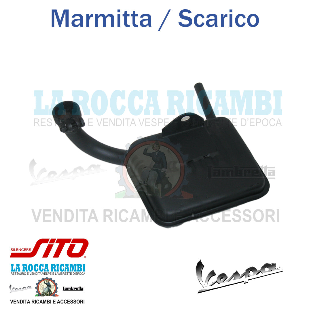Marmitta / Scarico Vespa GL (VLA) Dal 1959 Al 1965 - Sito