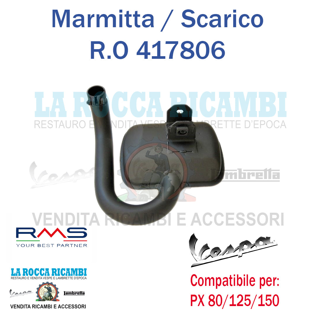Marmitta / Scarico Vespa PX 125 / 150