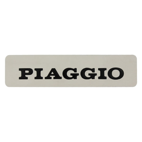 Coppia Scritte "PIAGGIO" Adesive Metallo Serbatoio Piaggio SI