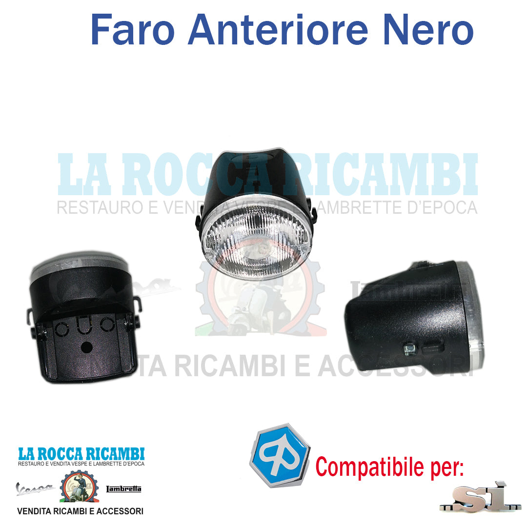 Faro Anteriore Piaggio SI MIX NERO