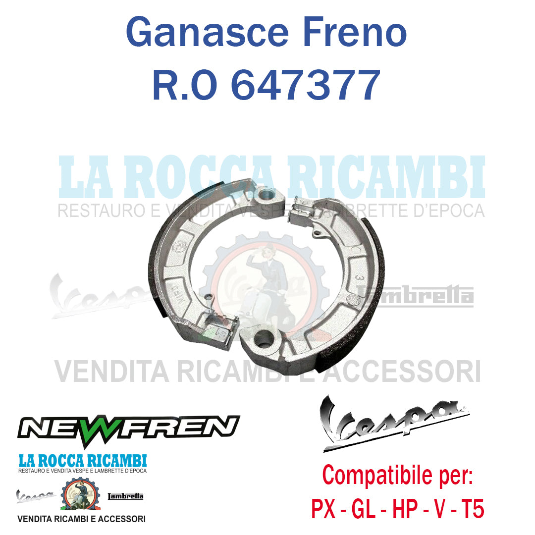 Ganasce Freno Anteriore Vespa PX - Posteriore Vespa PX - GL PK HP