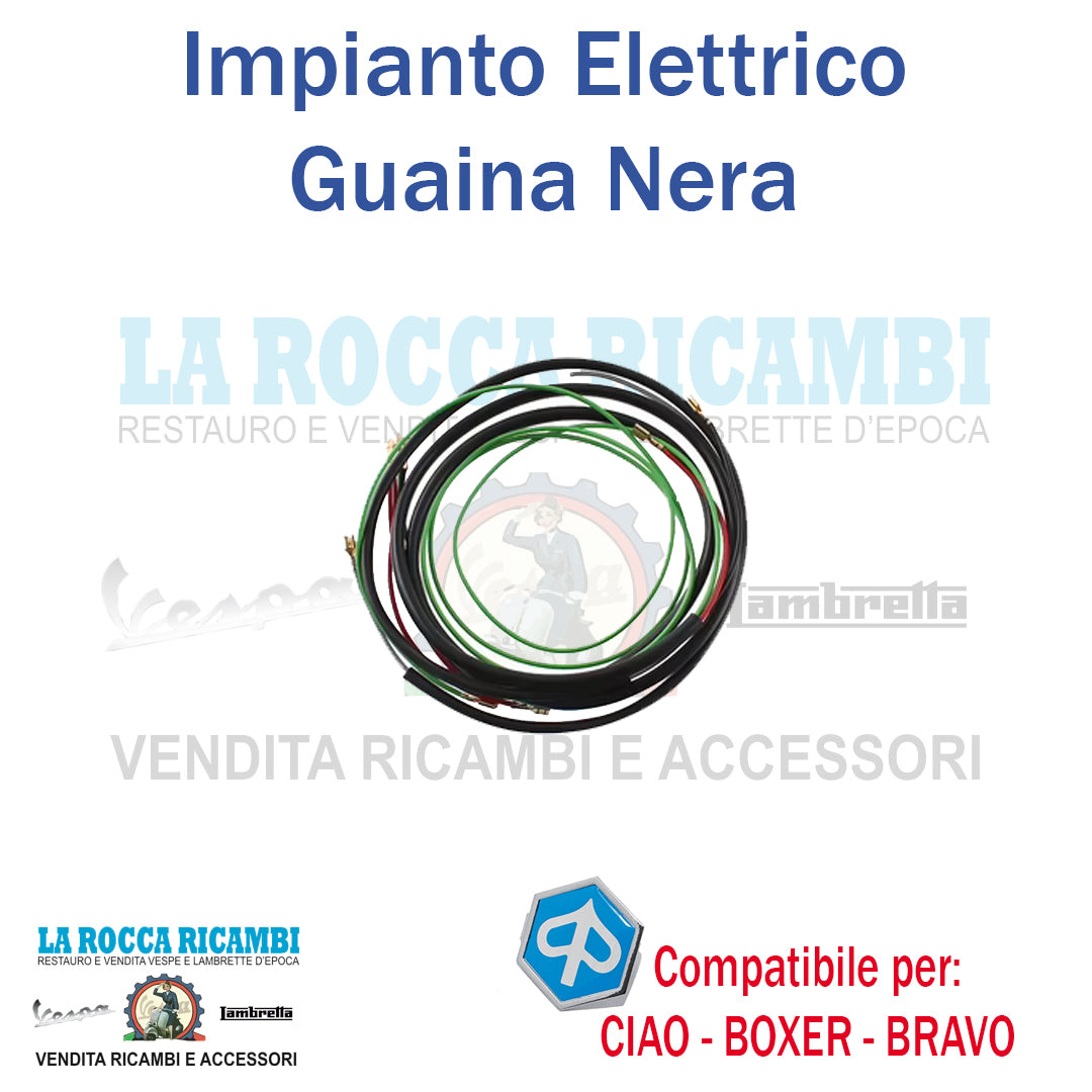 Impianto Elettrico Cablaggio Piaggio 50 CIAO - BRAVO - BOXER 2 (NERA)