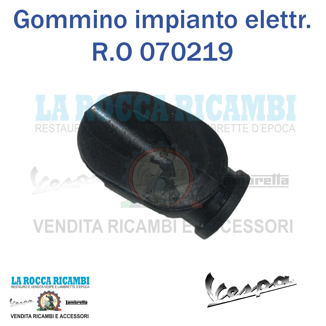 Gommino Passacavo Impianto Elettrico Vespa 50 - 125 PRIMAVERA - ET3 - R.O 070219