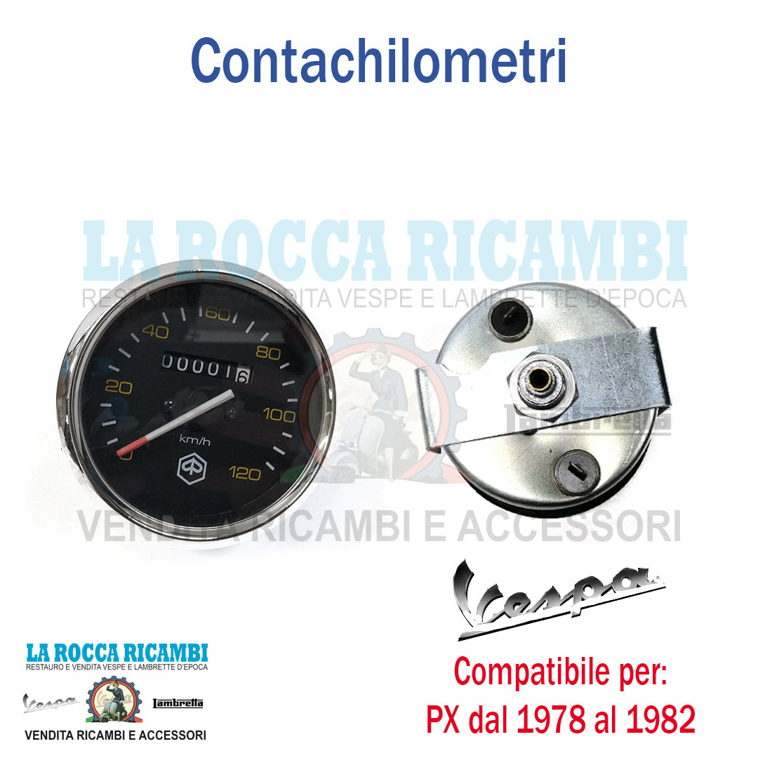 Contachilometri Vespa PX SERIE 1 GHIERA CROMATA
