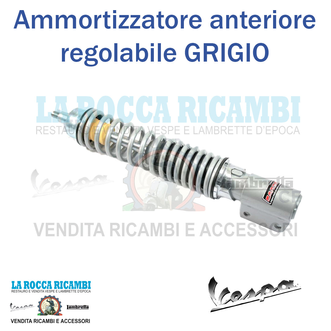 Ammortizzatore Anteriore Regolabile Grigio Vespa PX - T5