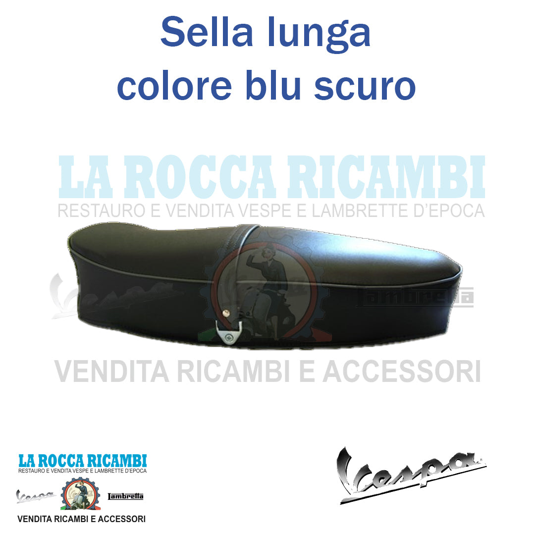 Sella Lunga Con Scritta "AQUILA" Vespa VBB - VNB - GTR - GL - SPRINT - TS