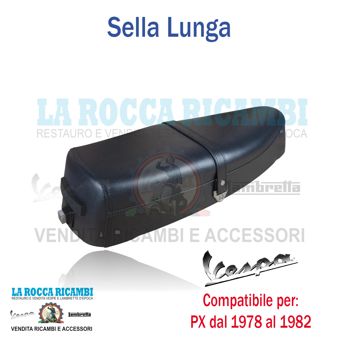 Sella Vespa PX 125 / 150 / 200 Dal 1977 Al 1982 (Blu Scuro)