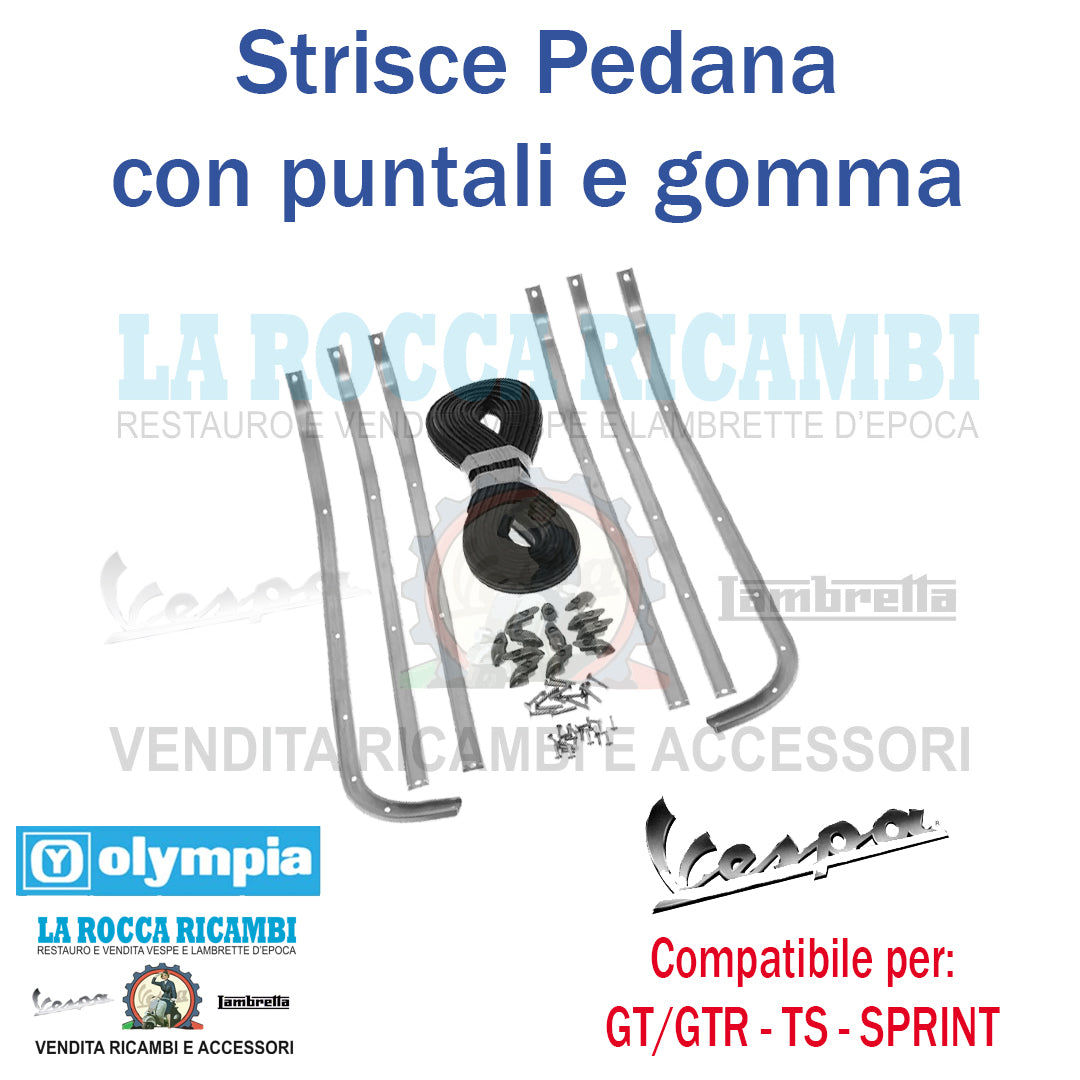 Kit Listelli Pedana Vespa GTR- SPRINT VELOCE - TS