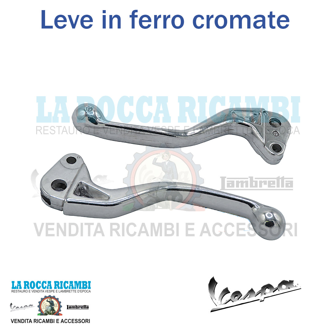 Leve cromate in ferro Vespa PK S