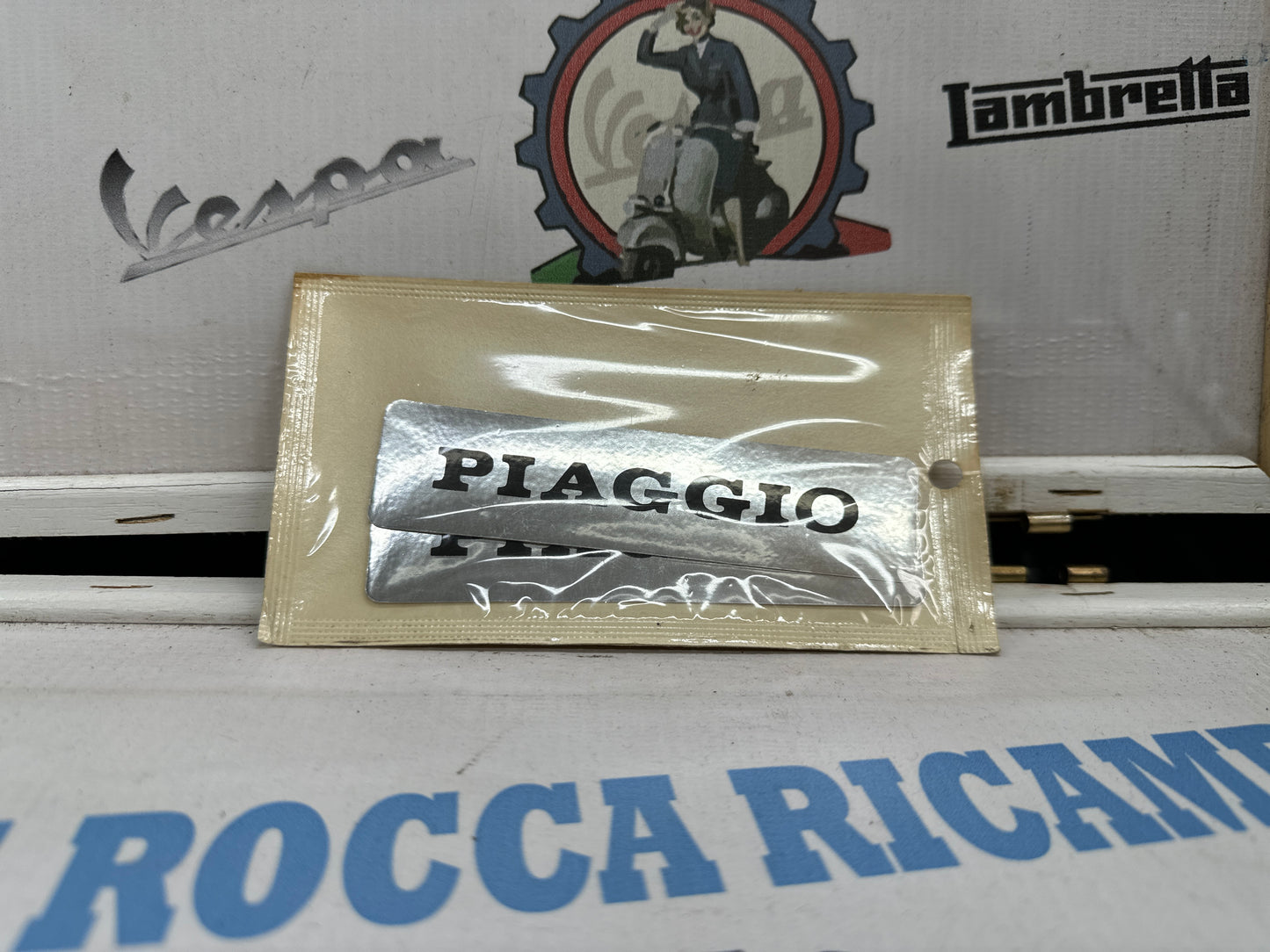Scritte Adesive "PIAGGIO" Serbatoio PIAGGIO SI