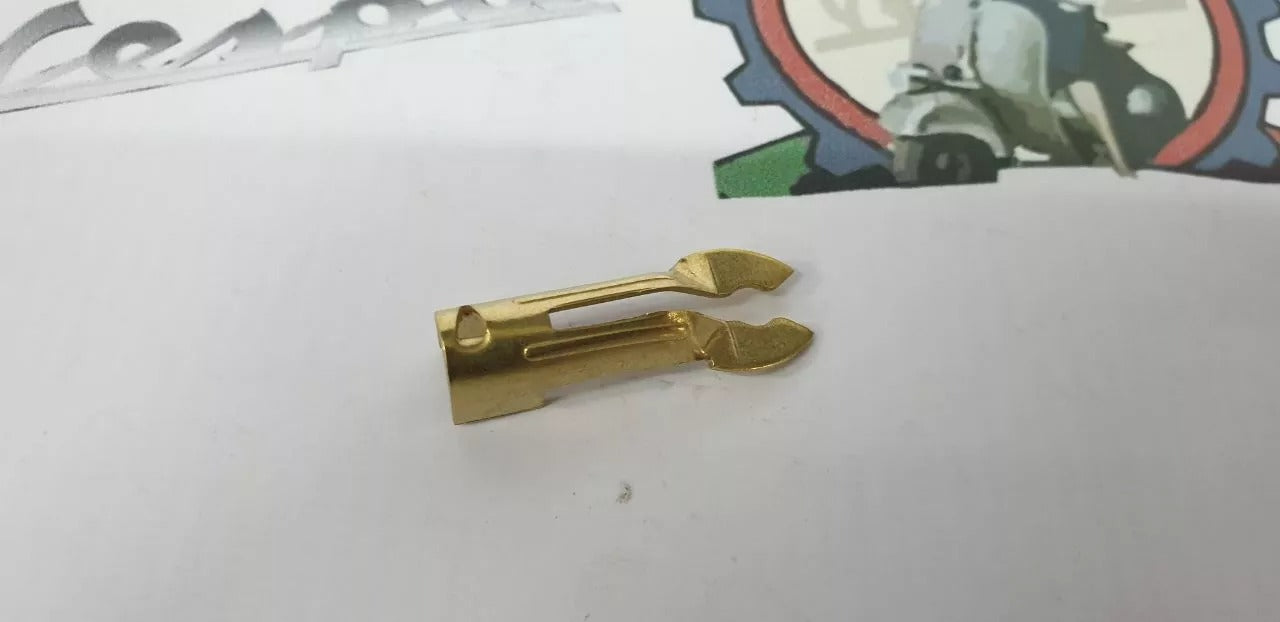 Attacco Candela Dorato Per Cavo Corrente Vespa e Lambretta