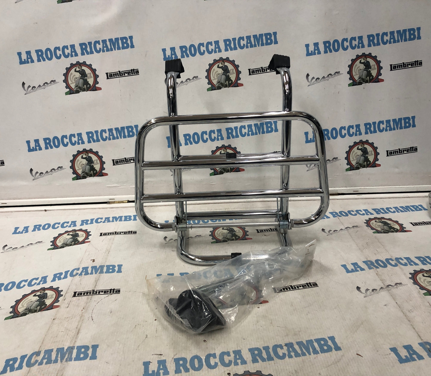 Portapacchi Anteriore Cromato Vespa 50 - PX - T5 - PRIMAVERA - LML