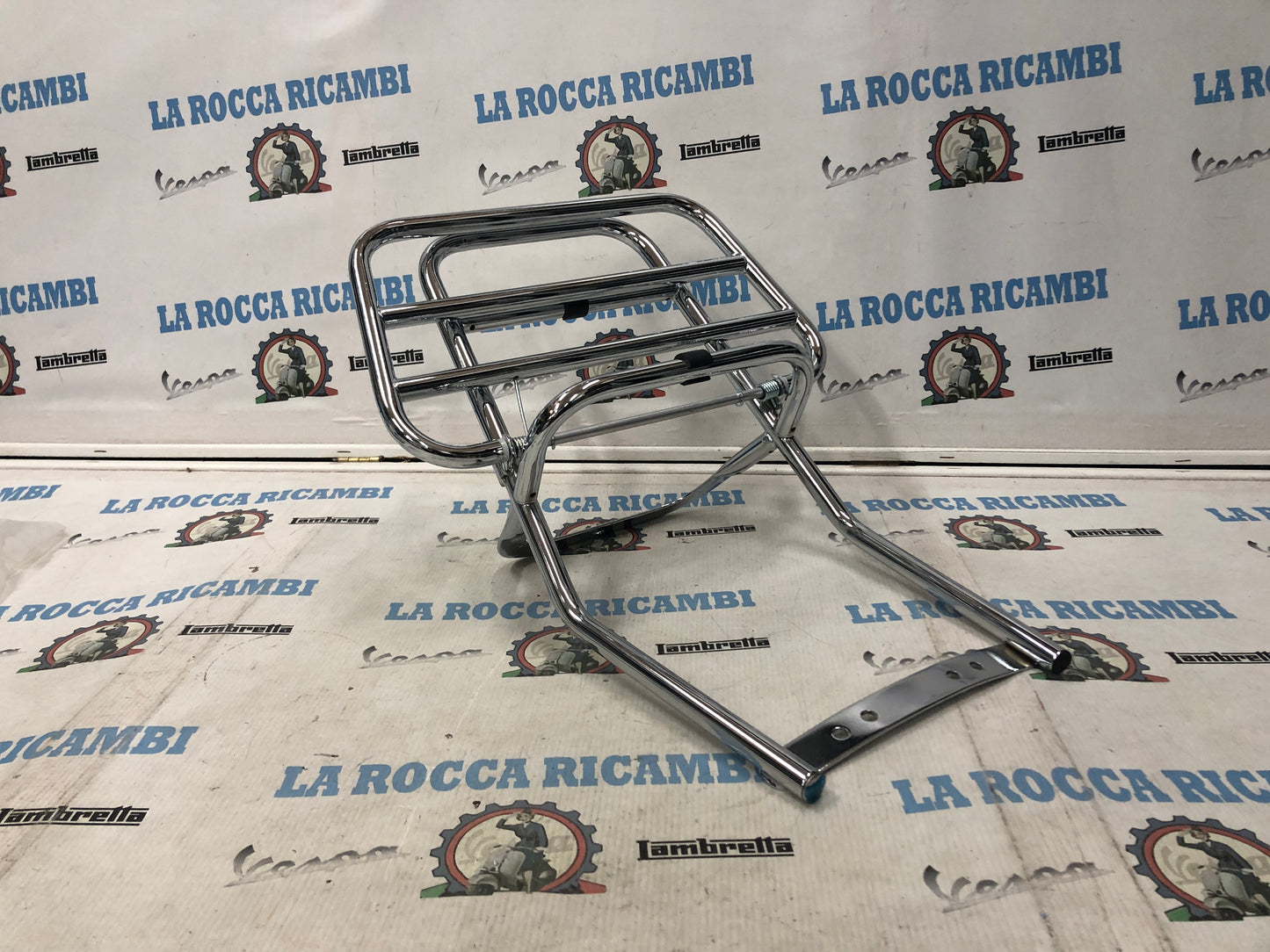 Portapacchi Posteriore Cromato Vespa PX 125 / 150 / 200