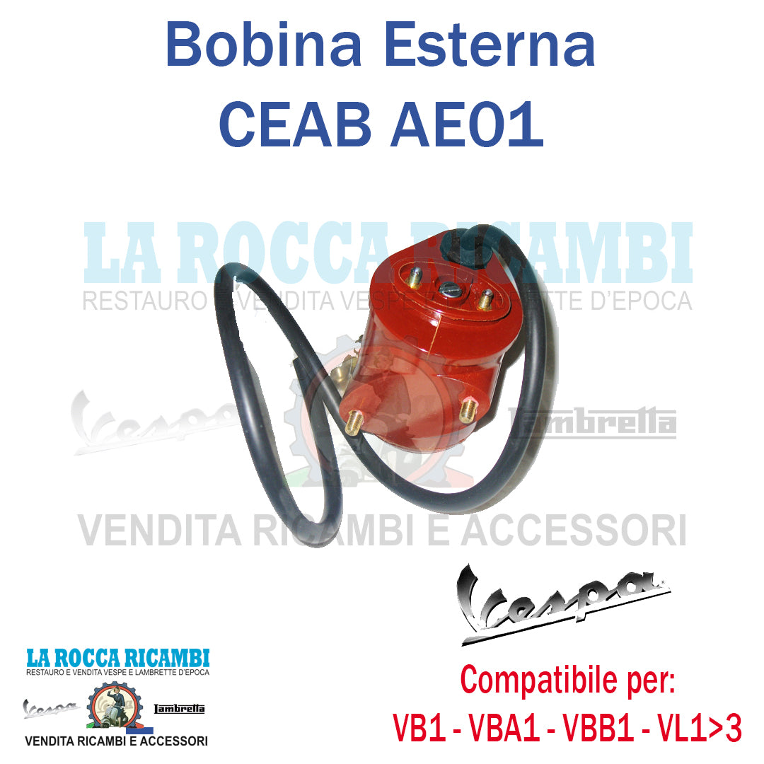 Bobina Accensione Esterna VESPA 150 VL 1 / 2 / 3 - VB1 - VBB1 - VBA1