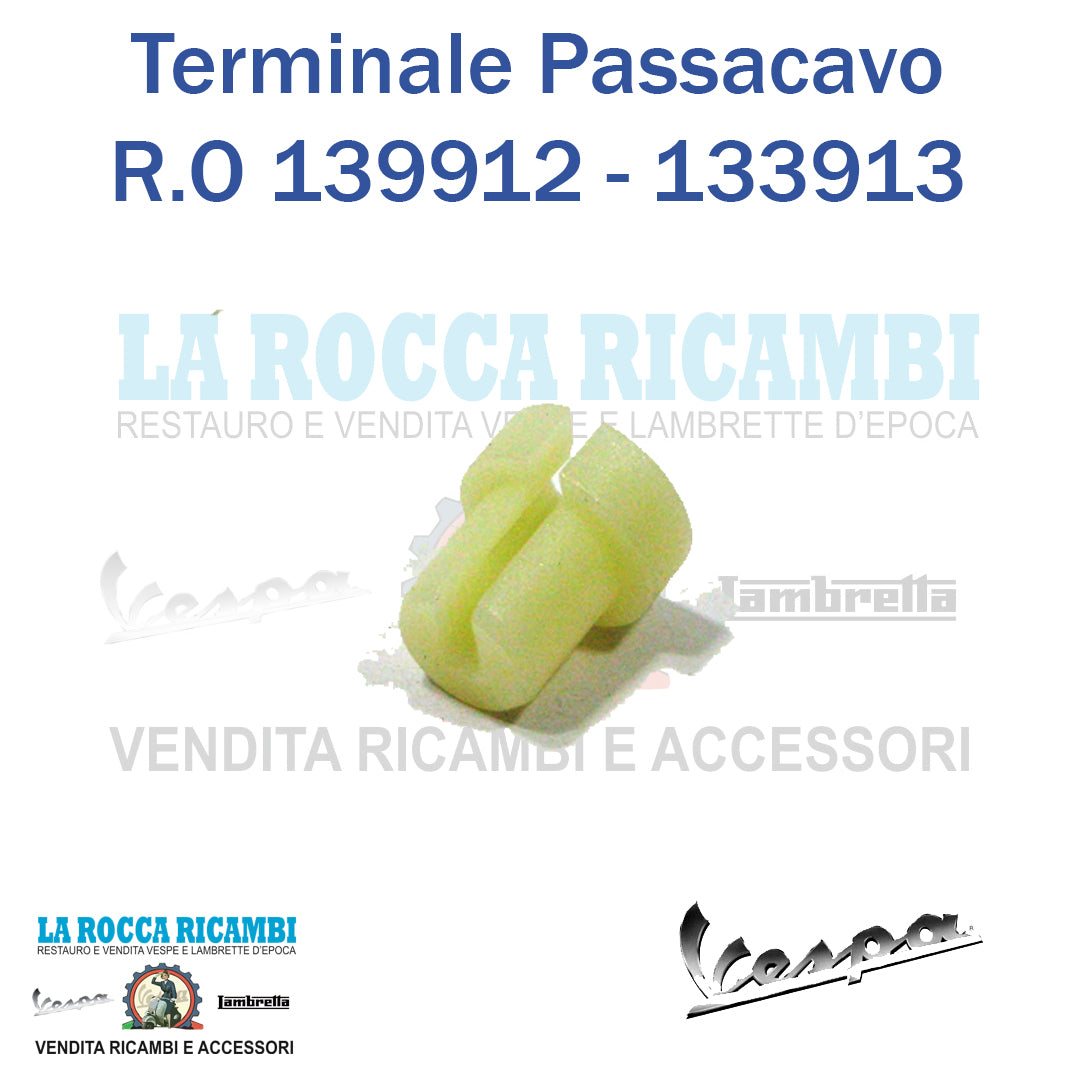 Terminale Bussola passacavo gas interno manubrio Vespa 50 / PX / PK