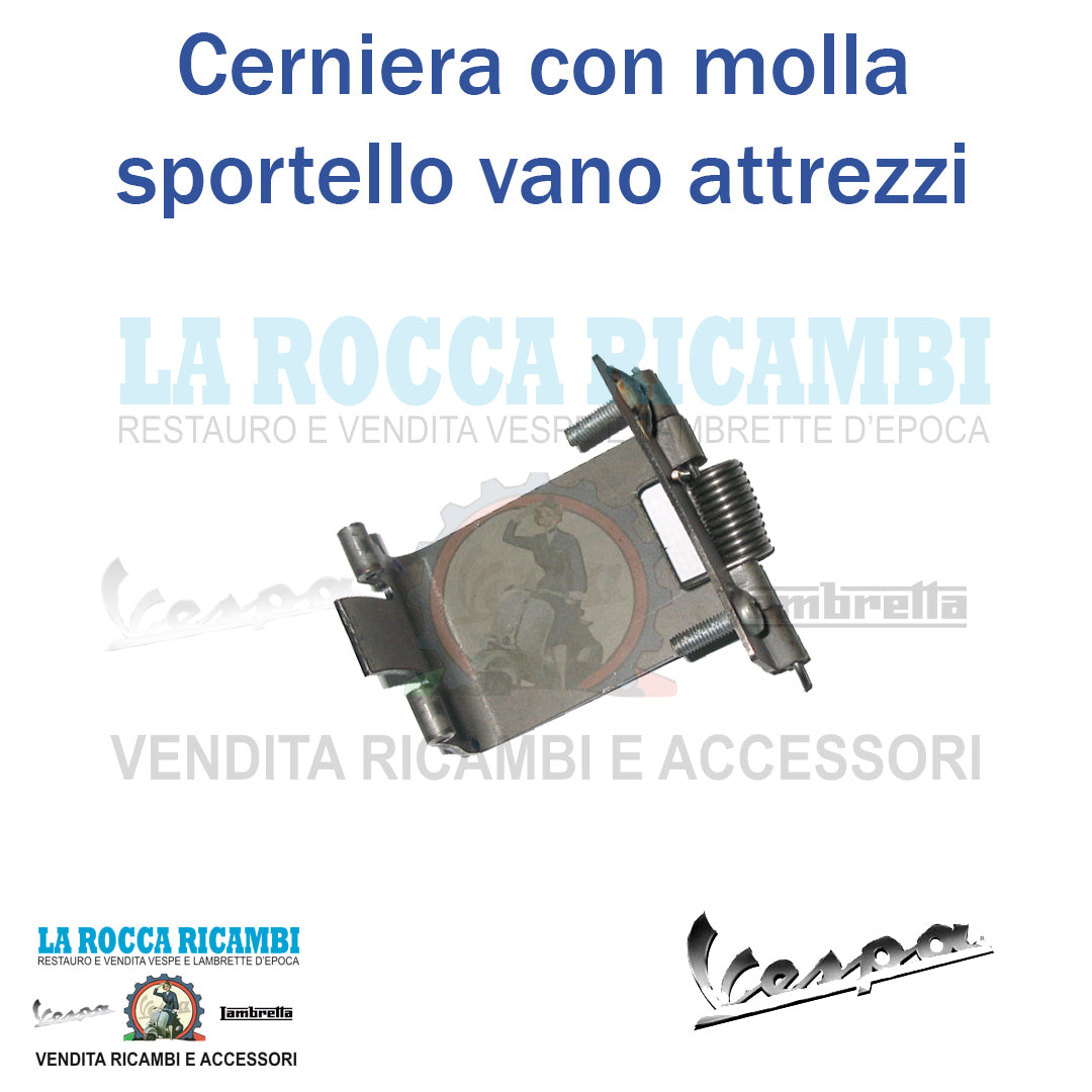 Cerniera con molla per sportello attrezzi Vespa GS 160