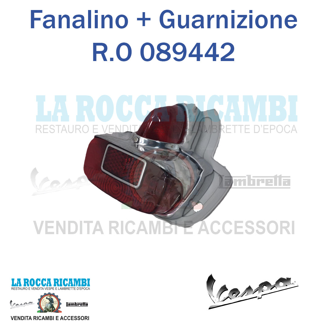 Fanalino Posteriore in ferro Con Guarnizione Vespa VNB/VBB/GS R.O 089442