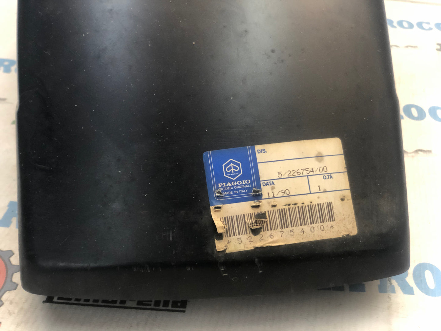 Parafango anteriore Vespa PK XL - RUSH Originale PIAGGIO 226754 [NERO]