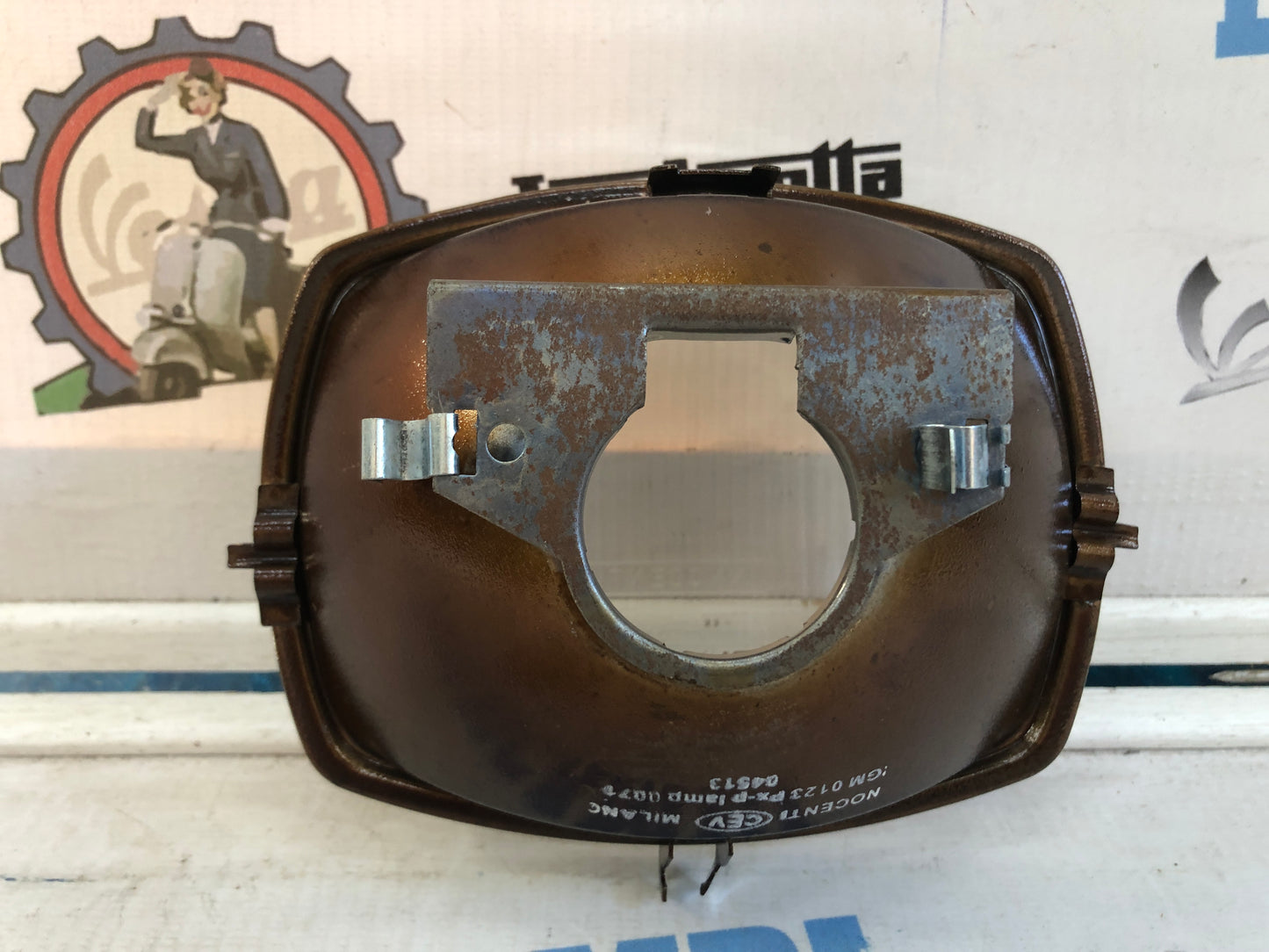 Faro Anteriore In Vetro Lambretta DL 125/150/200