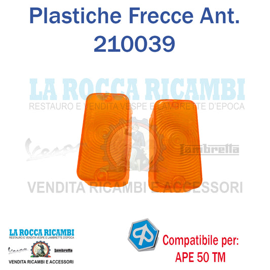 Plastiche Frecce Anteriori PIAGGIO APE 50 TM