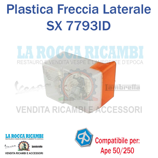 Freccia laterale Anteriore DX DX APE 50 - 250
