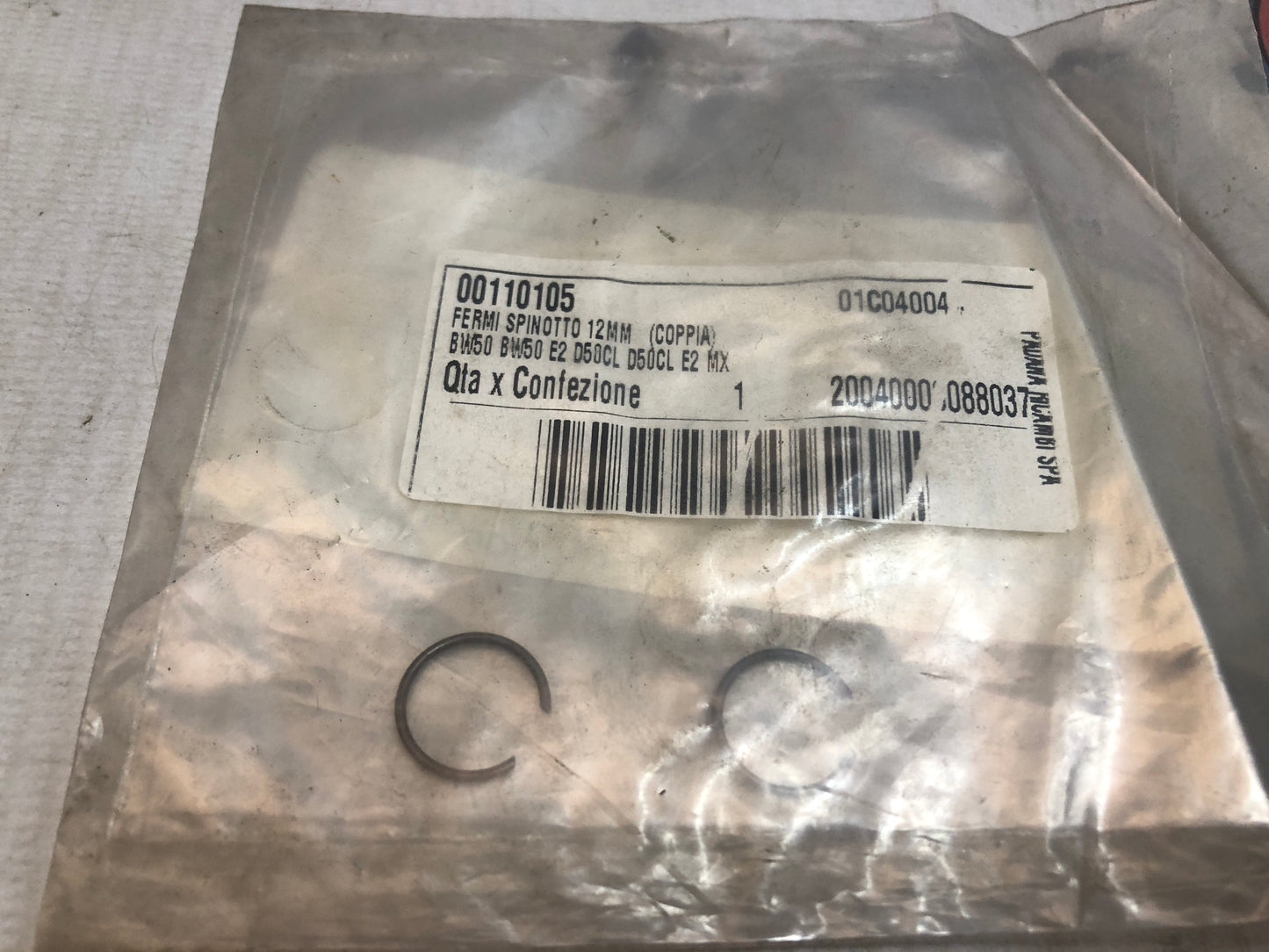 Fermi spinotto 12 mm (COPPIA) BW50 KYMCO 00110105