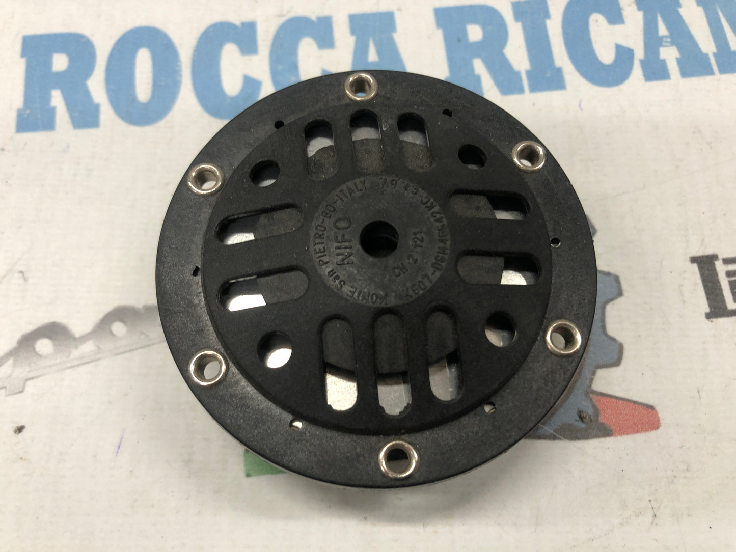 Clacson ciclomotore PIAGGIO 6 V NIFO DGM (COLORE NERO)