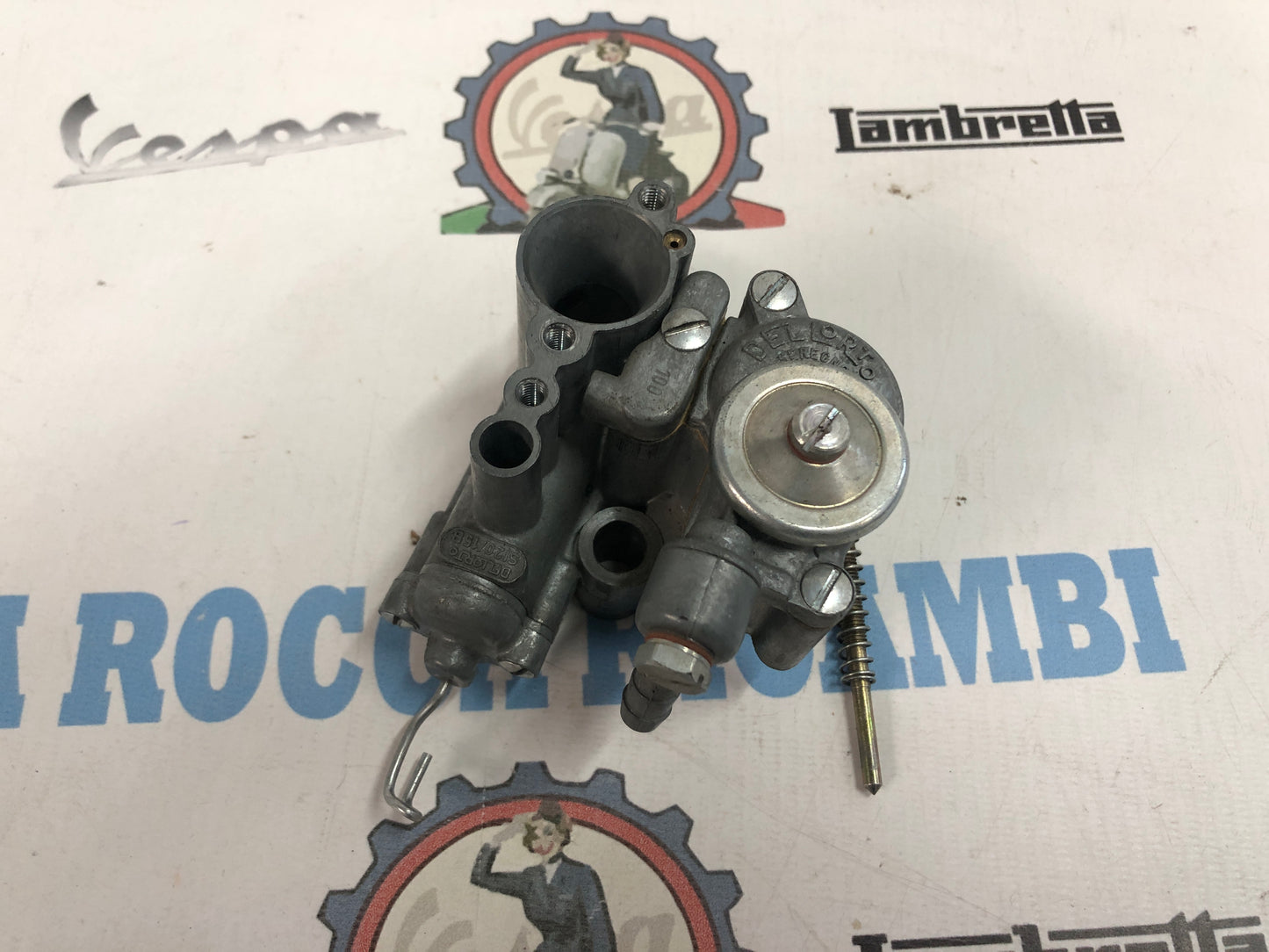 Carburatore DELL'ORTO 20.15 Vespa VNB - VBB - SUPER (Originale epoca, fondo magazzino)